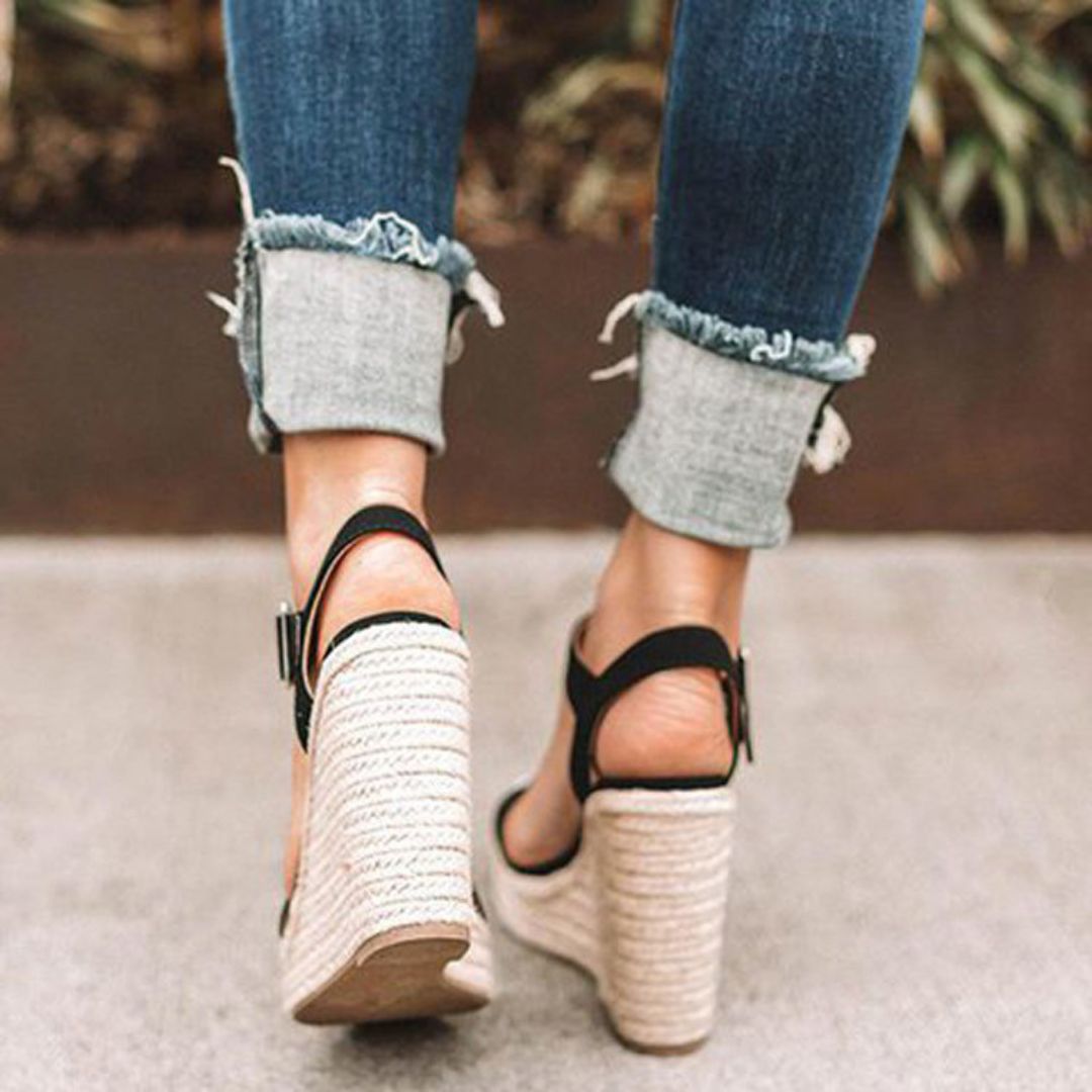 Sandales compensées Elviana - l'équilibre parfait entre style et confort