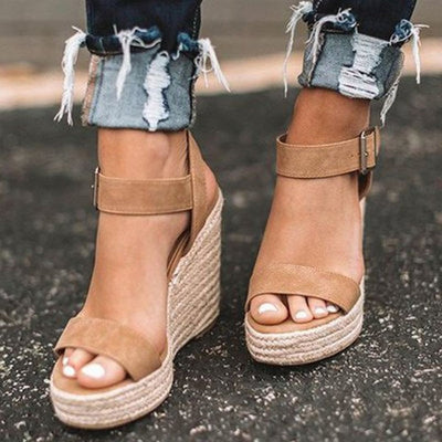 Sandales compensées Elviana - l'équilibre parfait entre style et confort