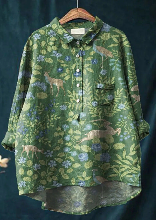 Harmine Blouse florale pour femme