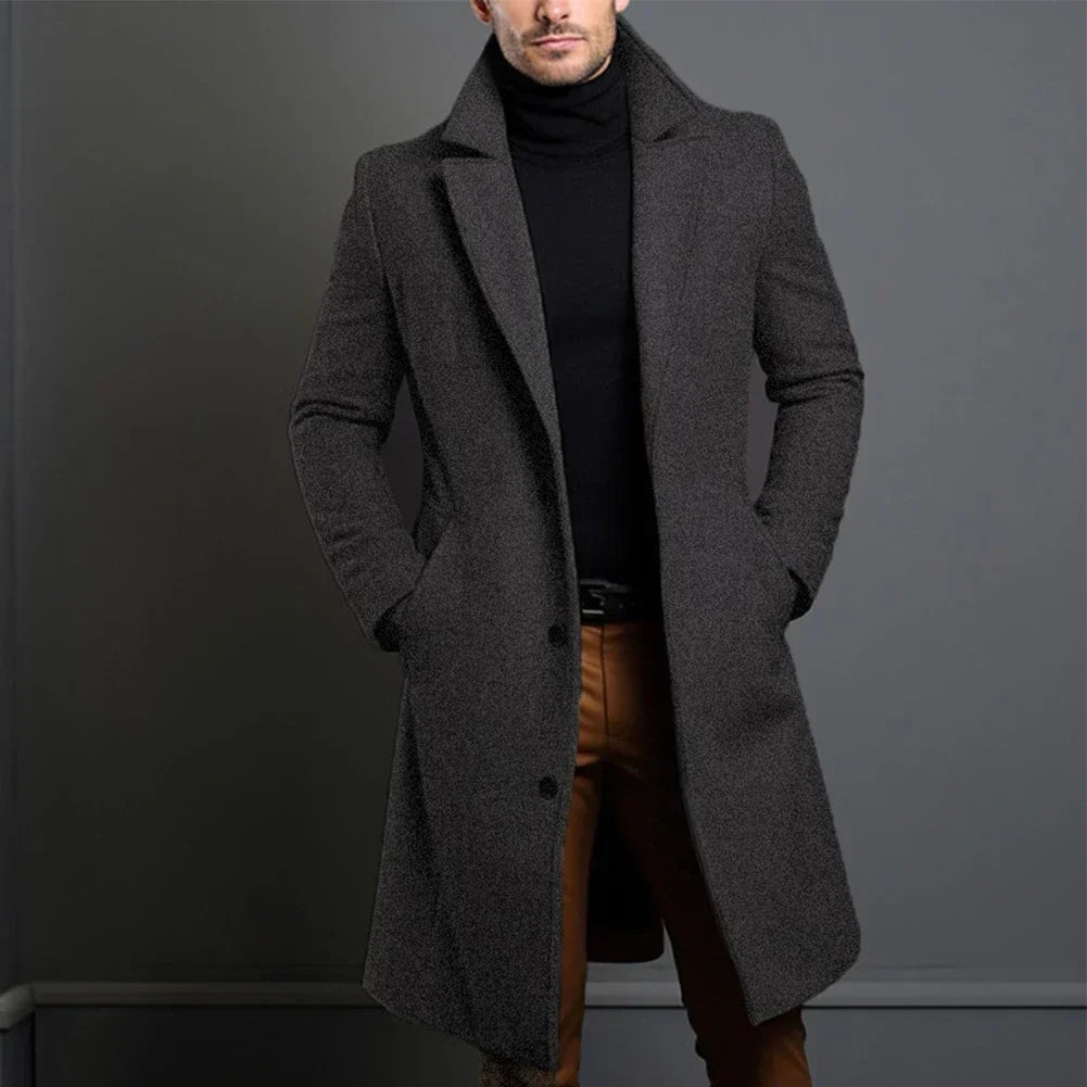 Manteau Classique Homme Ajusté