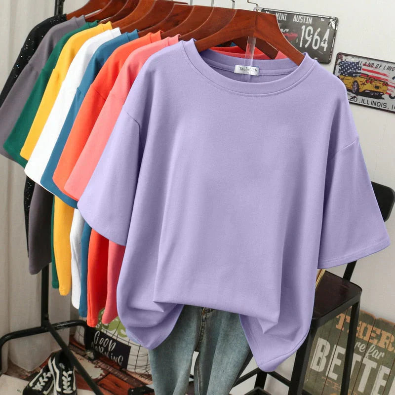 Wessel | T-Shirt Oversized en Coton Doux, Coupe Décontractée