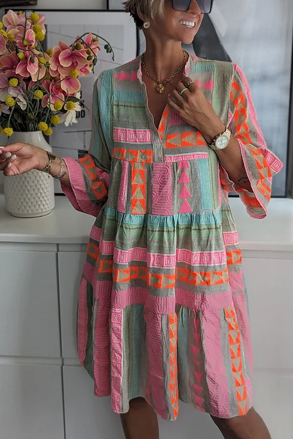 Kiki | Robe Midi Élégante de Printemps ( Presque épuisée )