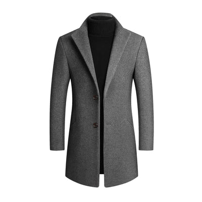 Manteau homme classique en laine