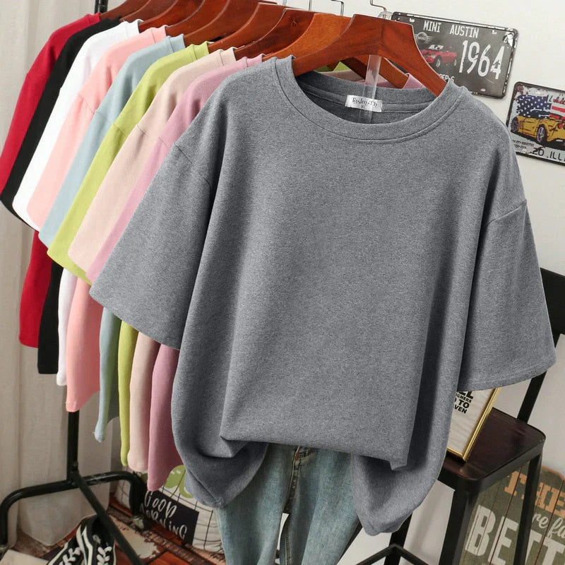 Wessel | T-Shirt Oversized en Coton Doux, Coupe Décontractée