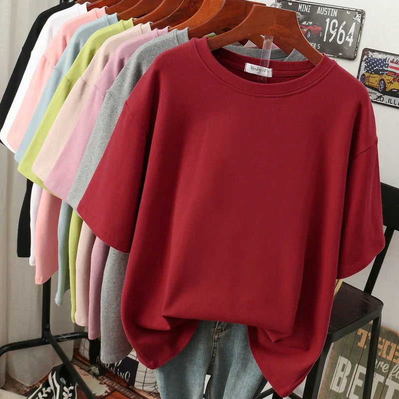 Wessel | T-Shirt Oversized en Coton Doux, Coupe Décontractée