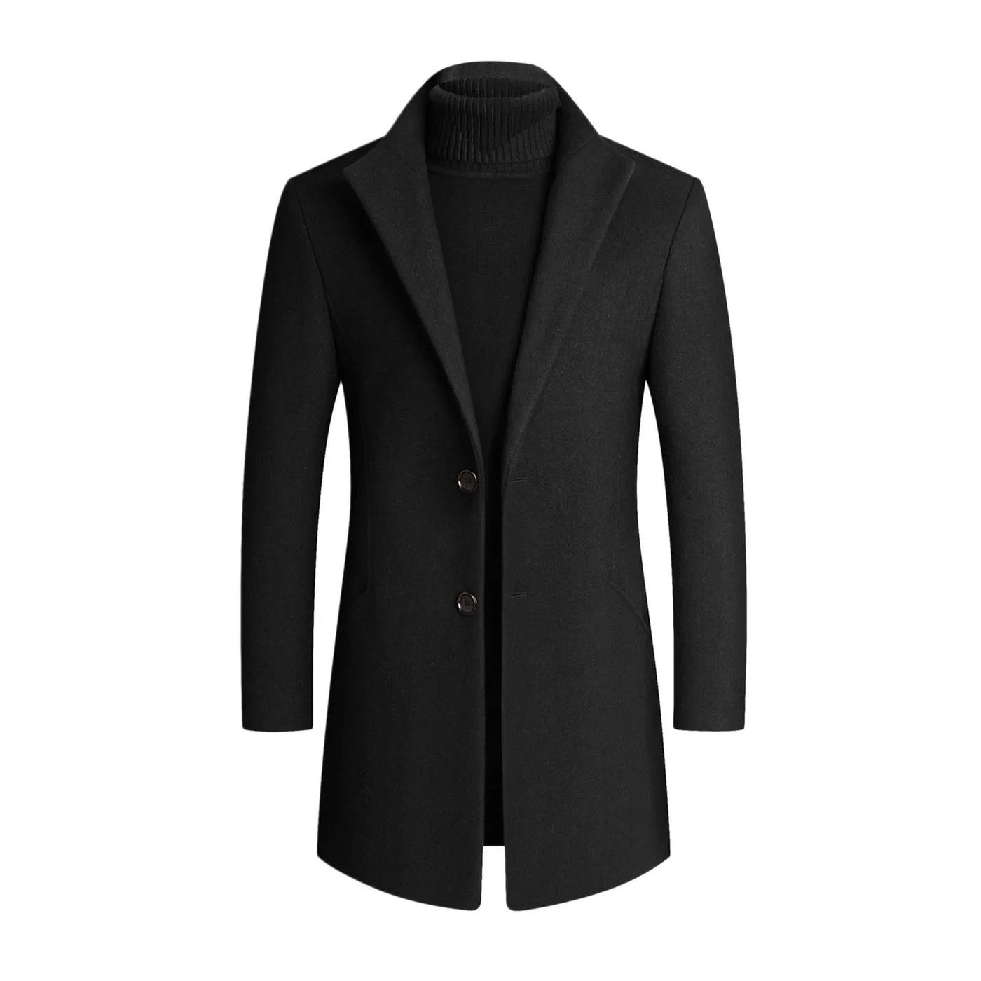 Manteau homme classique en laine