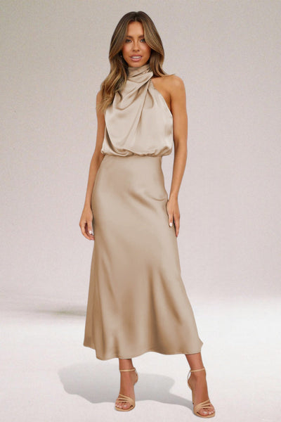 Flavia™ | Robe satinée glamour