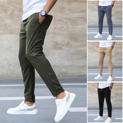 Pantalon jogger homme Oreste – Style décontracté chic – Coupe moderne et confortable – Leroux Mode