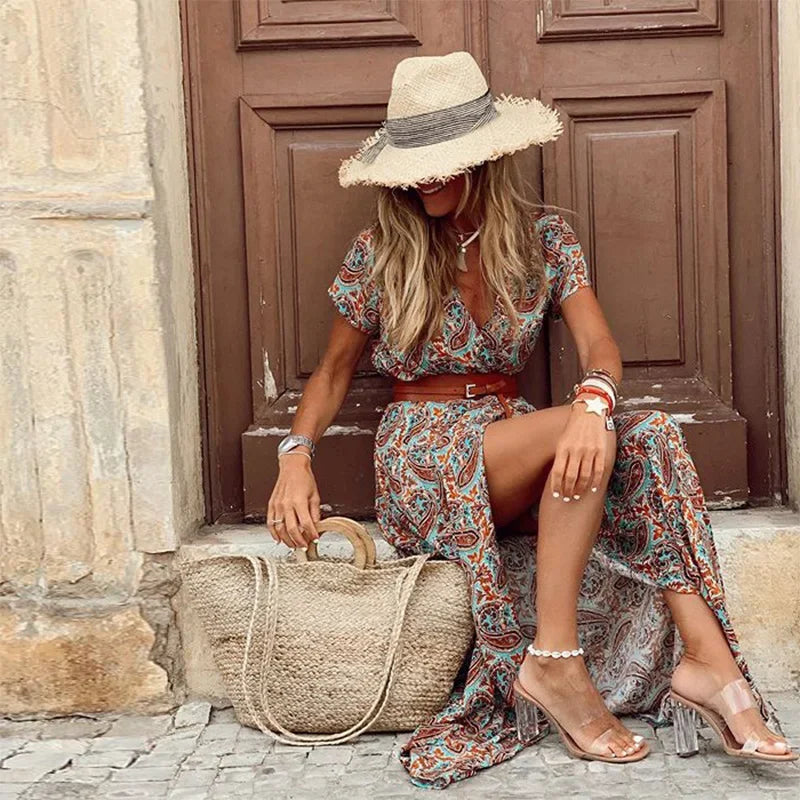 Luna® | Élégante Robe Maxi Bohémienne