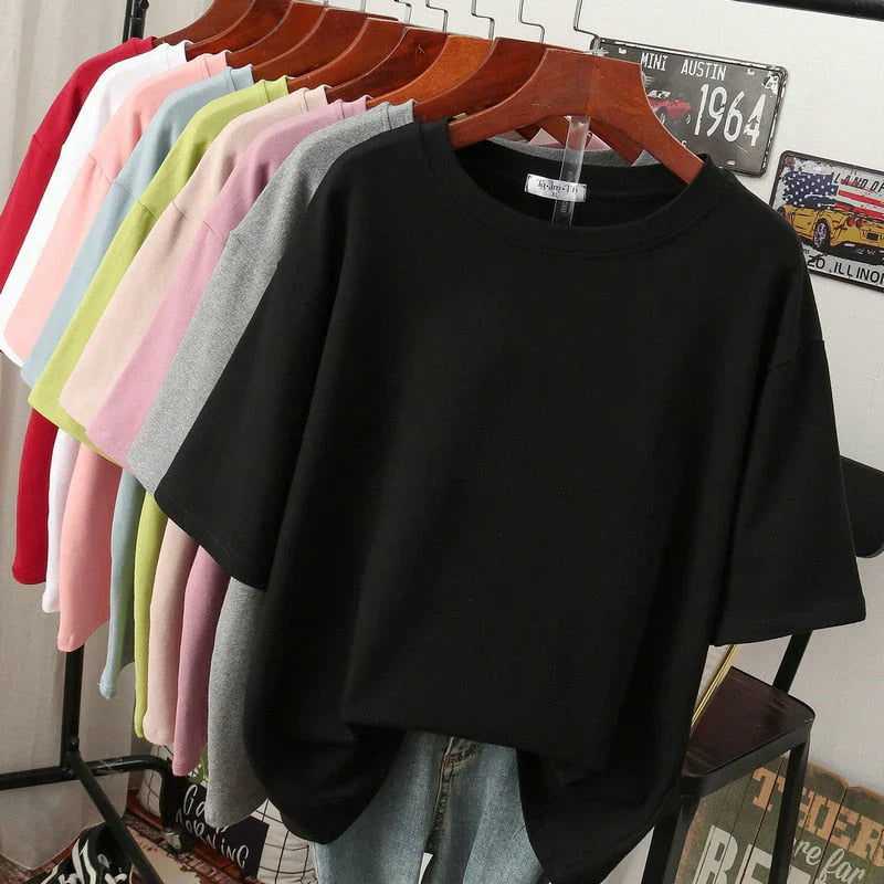 Wessel | T-Shirt Oversized en Coton Doux, Coupe Décontractée