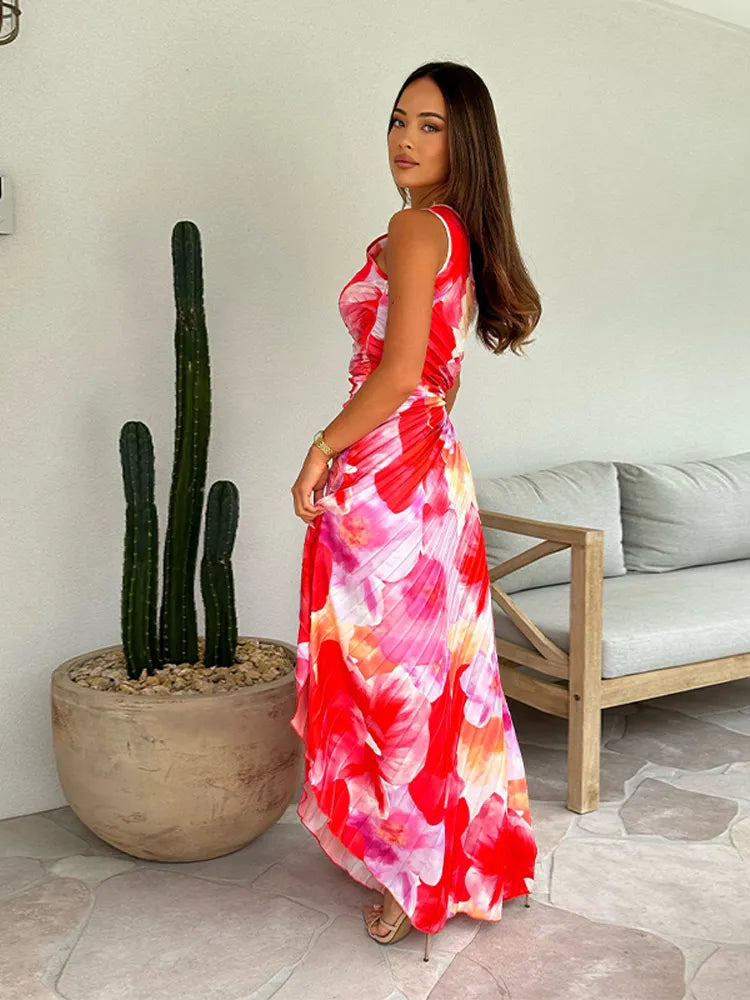 Katie | Robe d'Été Plissée ( Presque épuisée )