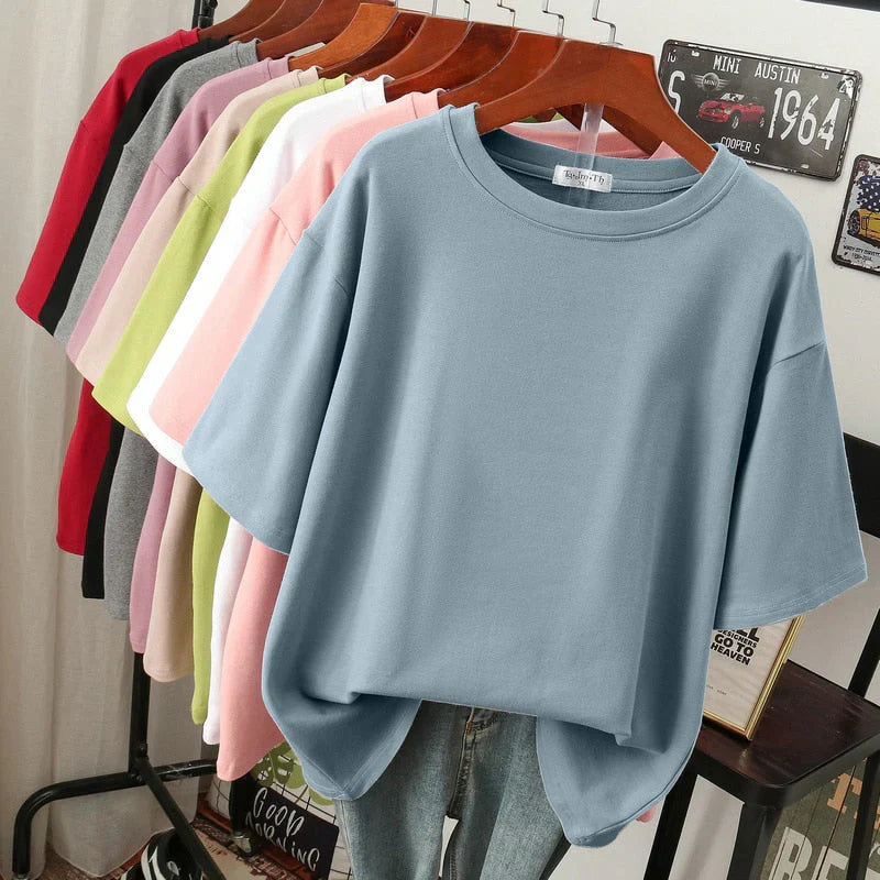 Wessel | T-Shirt Oversized en Coton Doux, Coupe Décontractée