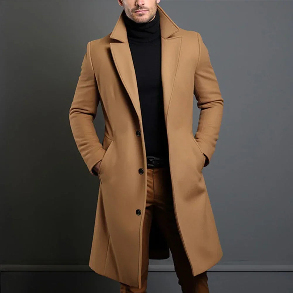 Manteau Classique Homme Ajusté