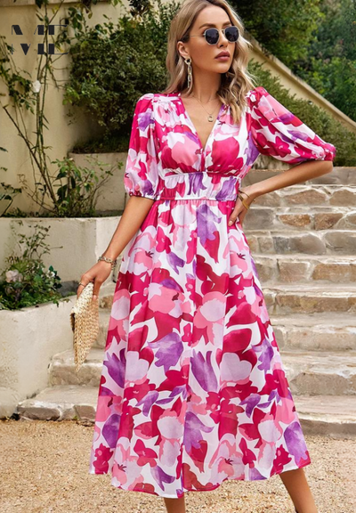 Danielle | Robe Midi Luxe Intemporelle (Presque épuisée)