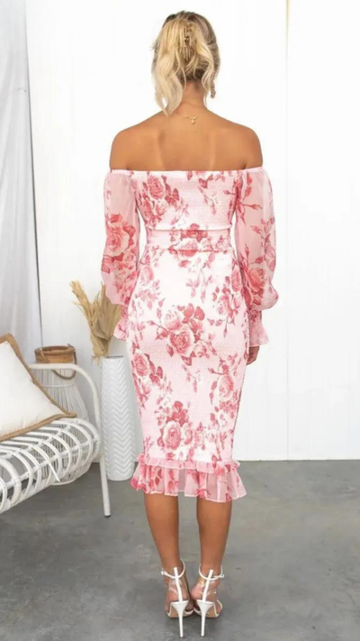 Kendall | Robe Midi Luxe ( Presque épuisée )