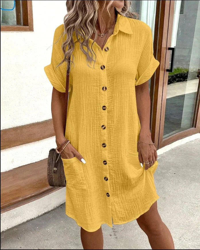 Robe Polo Élégante Celest (Presque Épuisée)