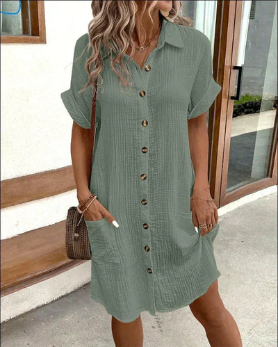 Robe Polo Élégante Celest (Presque Épuisée)