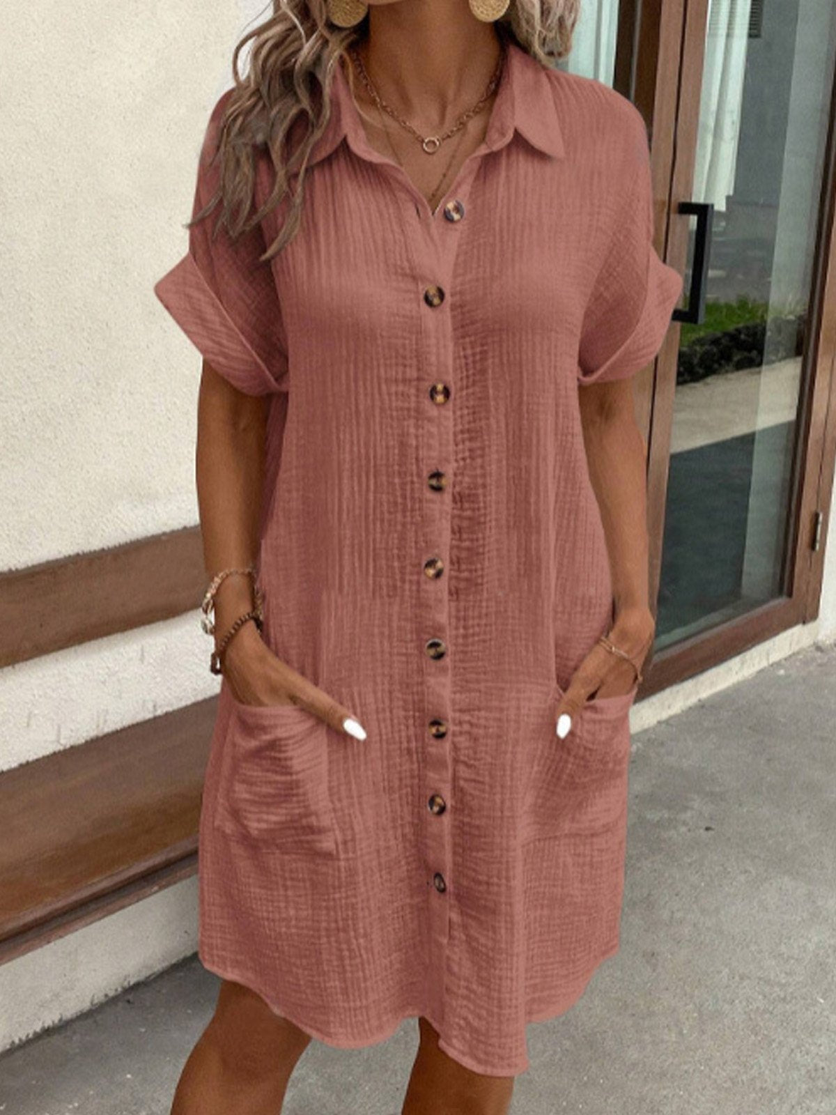 Robe Polo Élégante Celest (Presque Épuisée)