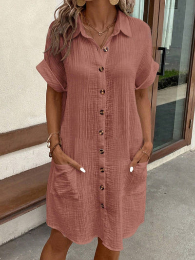 Robe Polo Élégante Celest (Presque Épuisée)