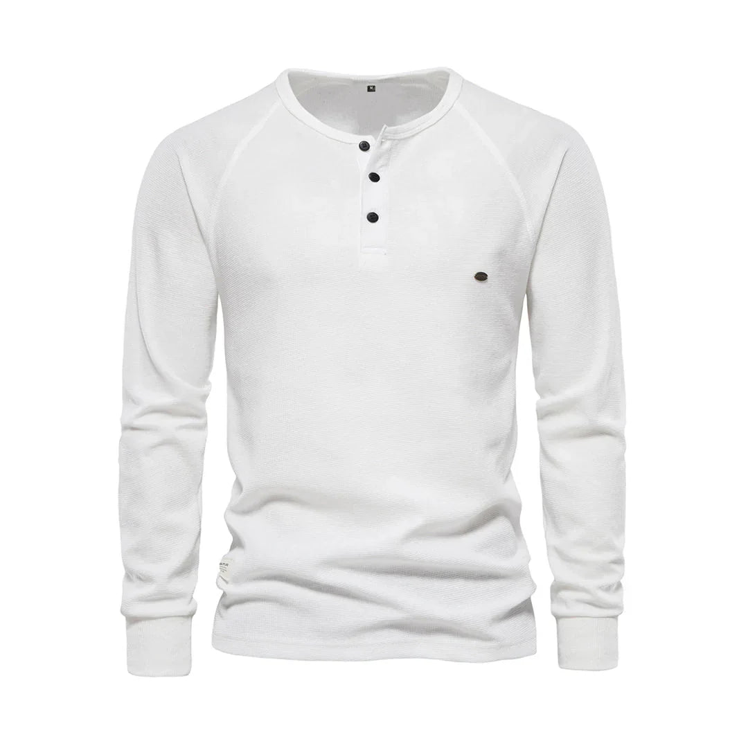 Chemise Homme à manches longues et col rond