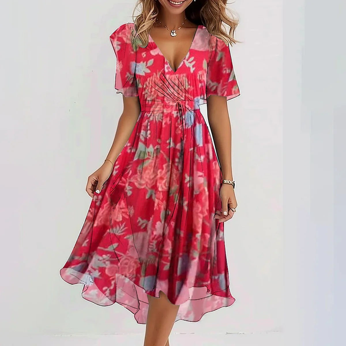 Sofia | Robe Élégante de Printemps