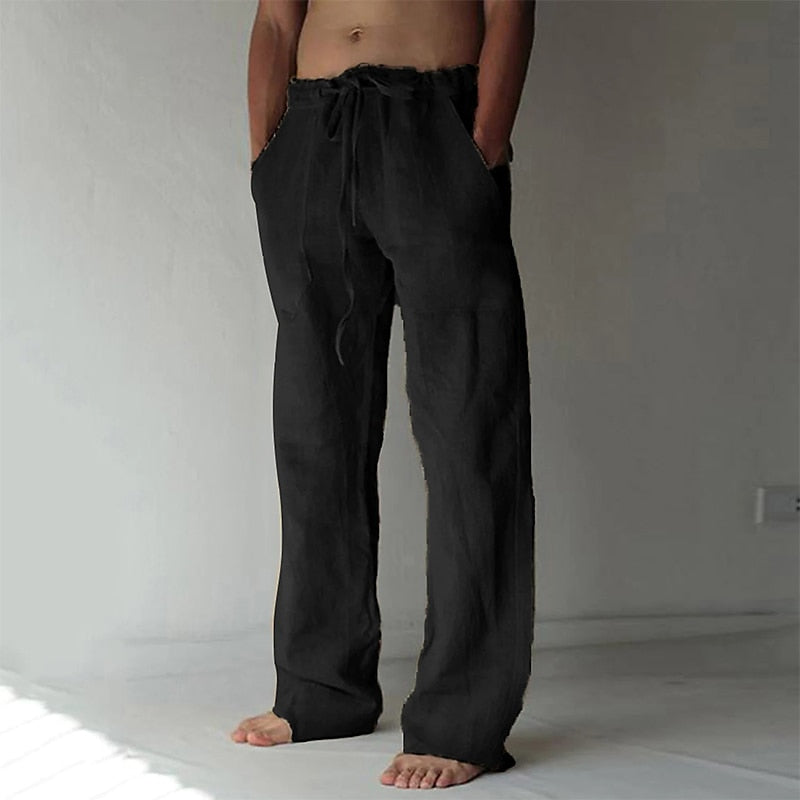 Finn | Pantalon en Lin Décontracté Respirant pour Hommes