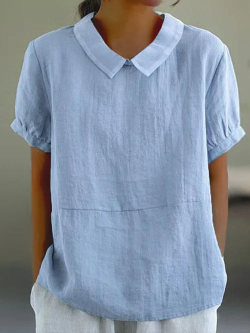 Top simple en tissu de haute qualité