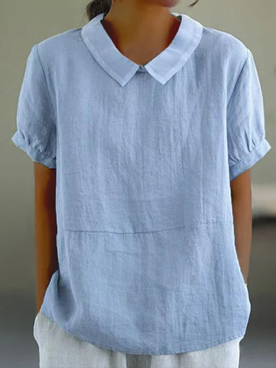 Top simple en tissu de haute qualité