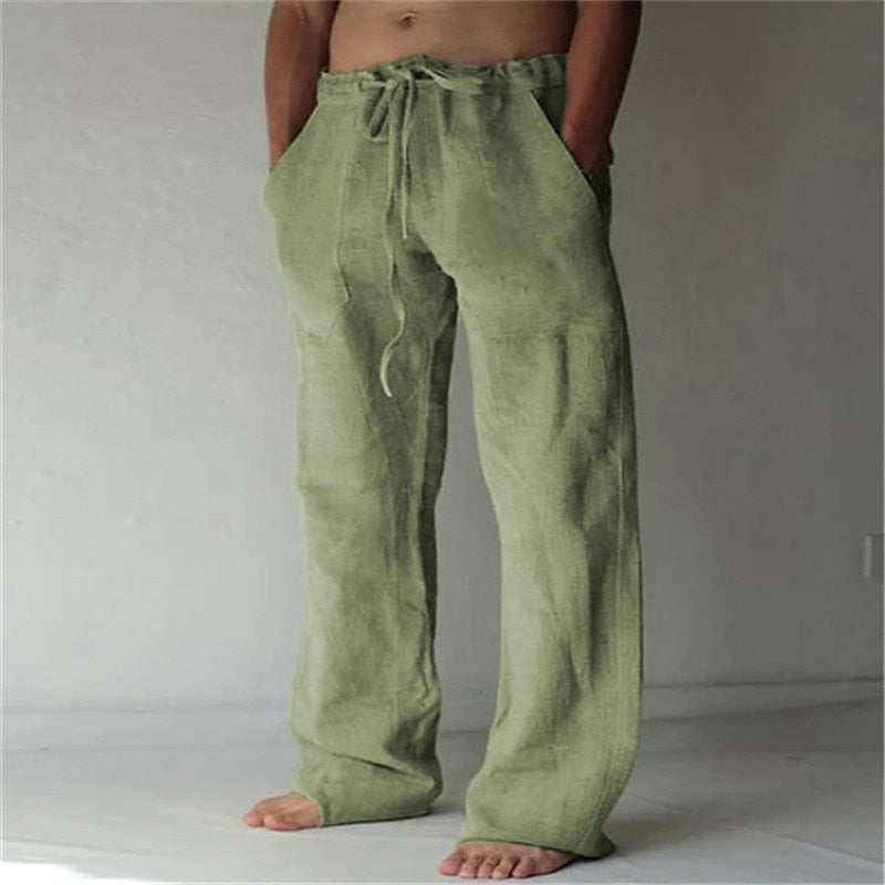 Finn | Pantalon en Lin Décontracté Respirant pour Hommes