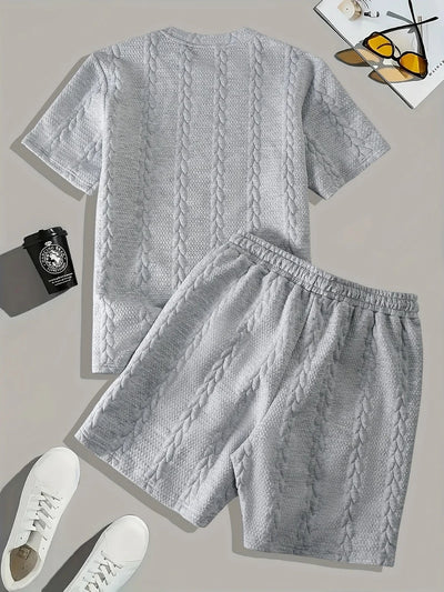 Ensemble homme en tricot – Confort ultime, style décontracté chic | Leroux Mode