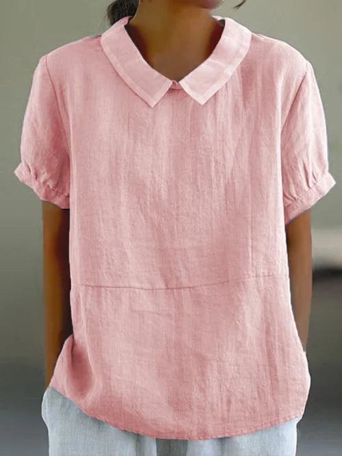 Top simple en tissu de haute qualité