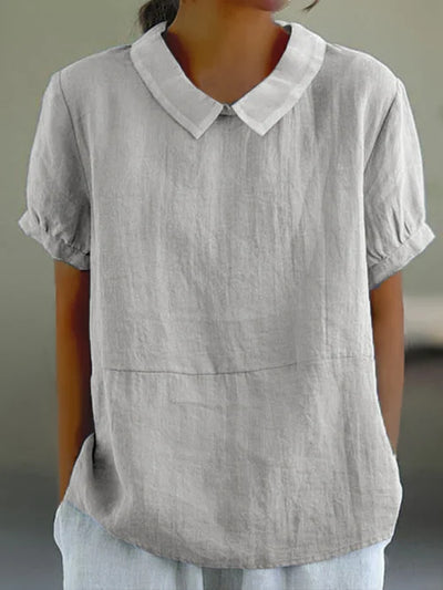 Top simple en tissu de haute qualité
