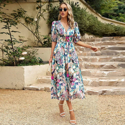 Danielle | Robe Midi Luxe Intemporelle (Presque épuisée)