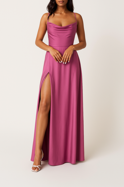 Fenja Maxi-robe en soie sans manches