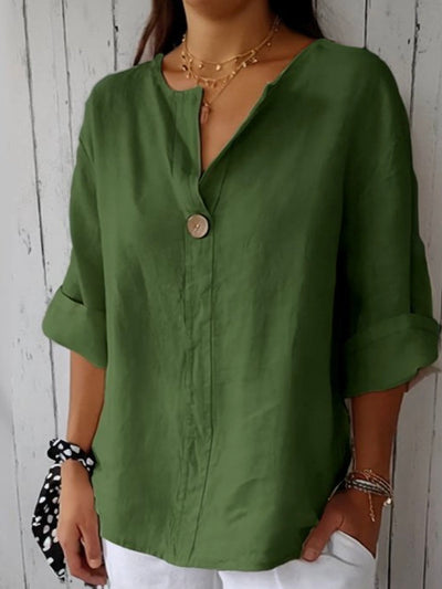 Fredrika Blouse élégante en lin pour femmes