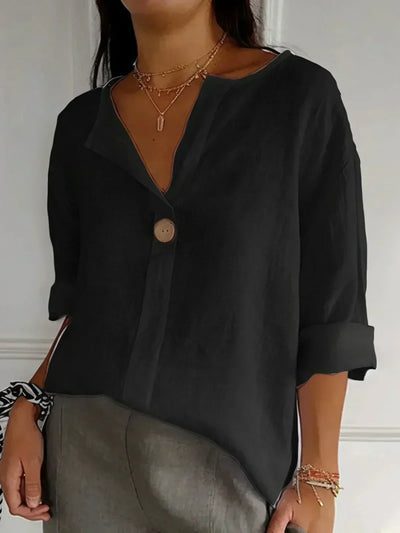 Fredrika Blouse élégante en lin pour femmes