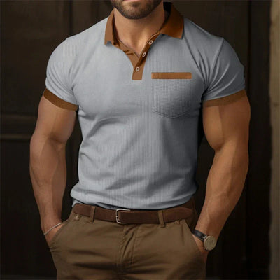 Polo homme élégant en coton – Confort respirant et style chic pour toutes occasions