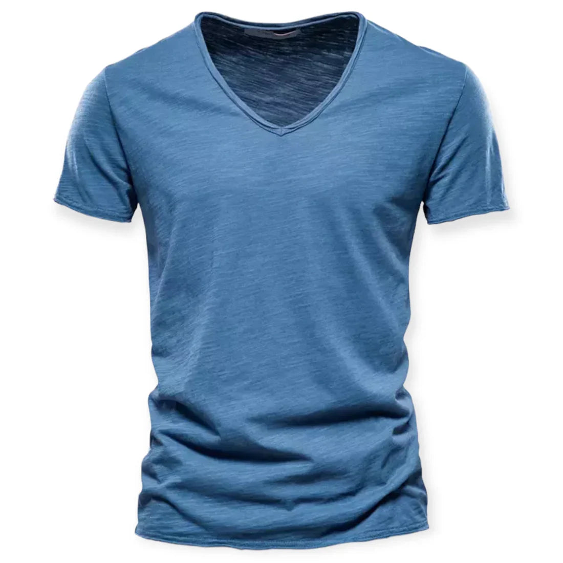 T-shirt pour hommes avec col en V