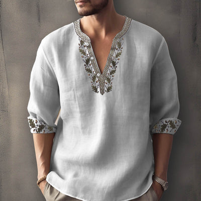 Sébastien - Chemise d'été décontractée à manches longues