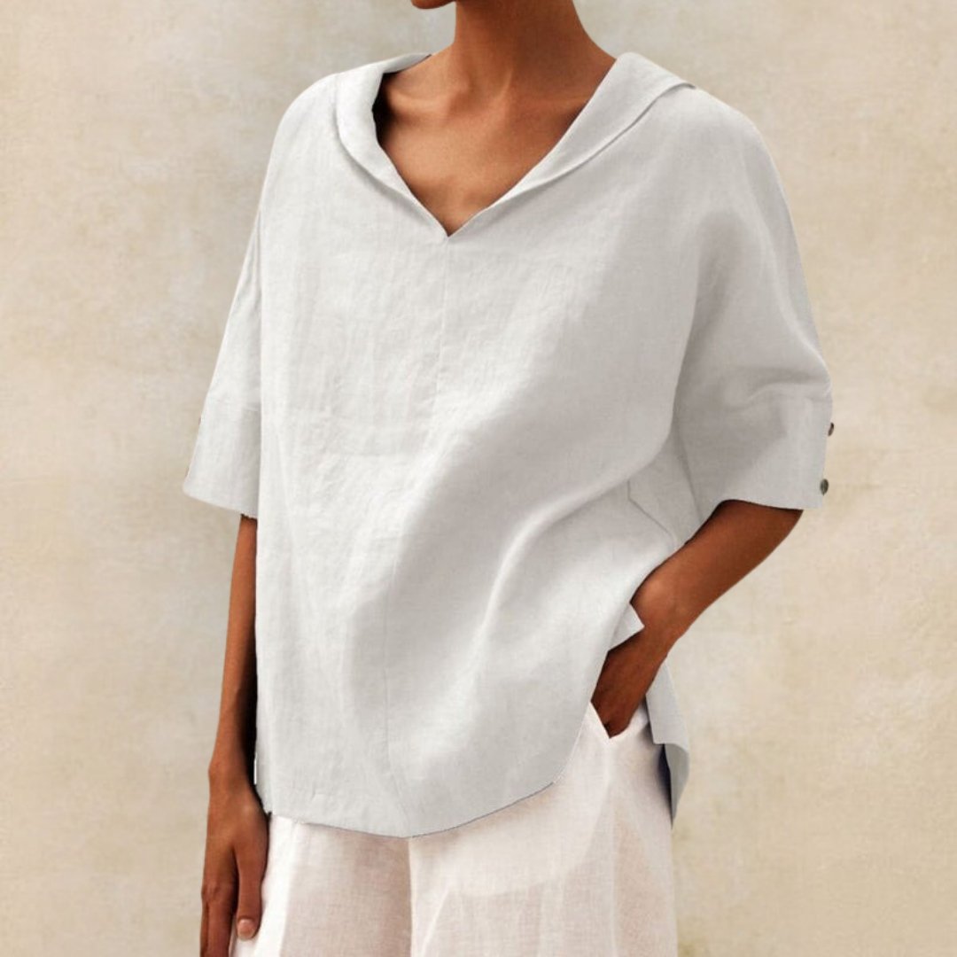 Jil blouse décontractée en lin