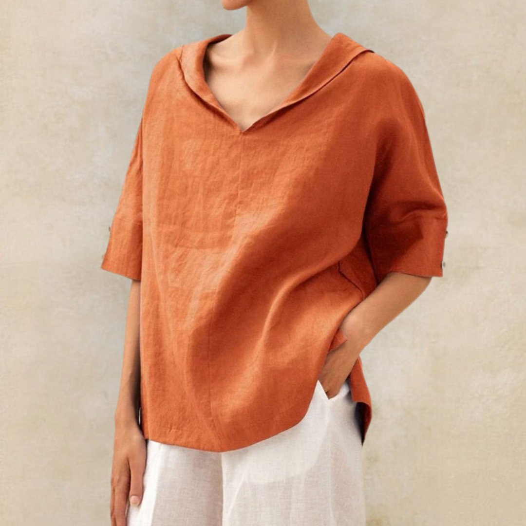 Jil blouse décontractée en lin