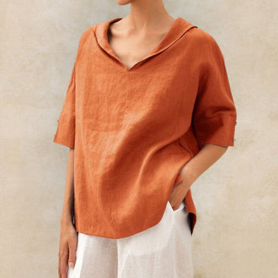 Jil blouse décontractée en lin