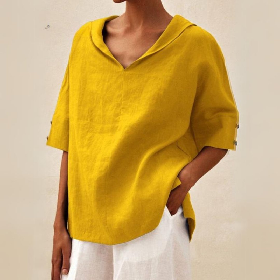 Jil blouse décontractée en lin
