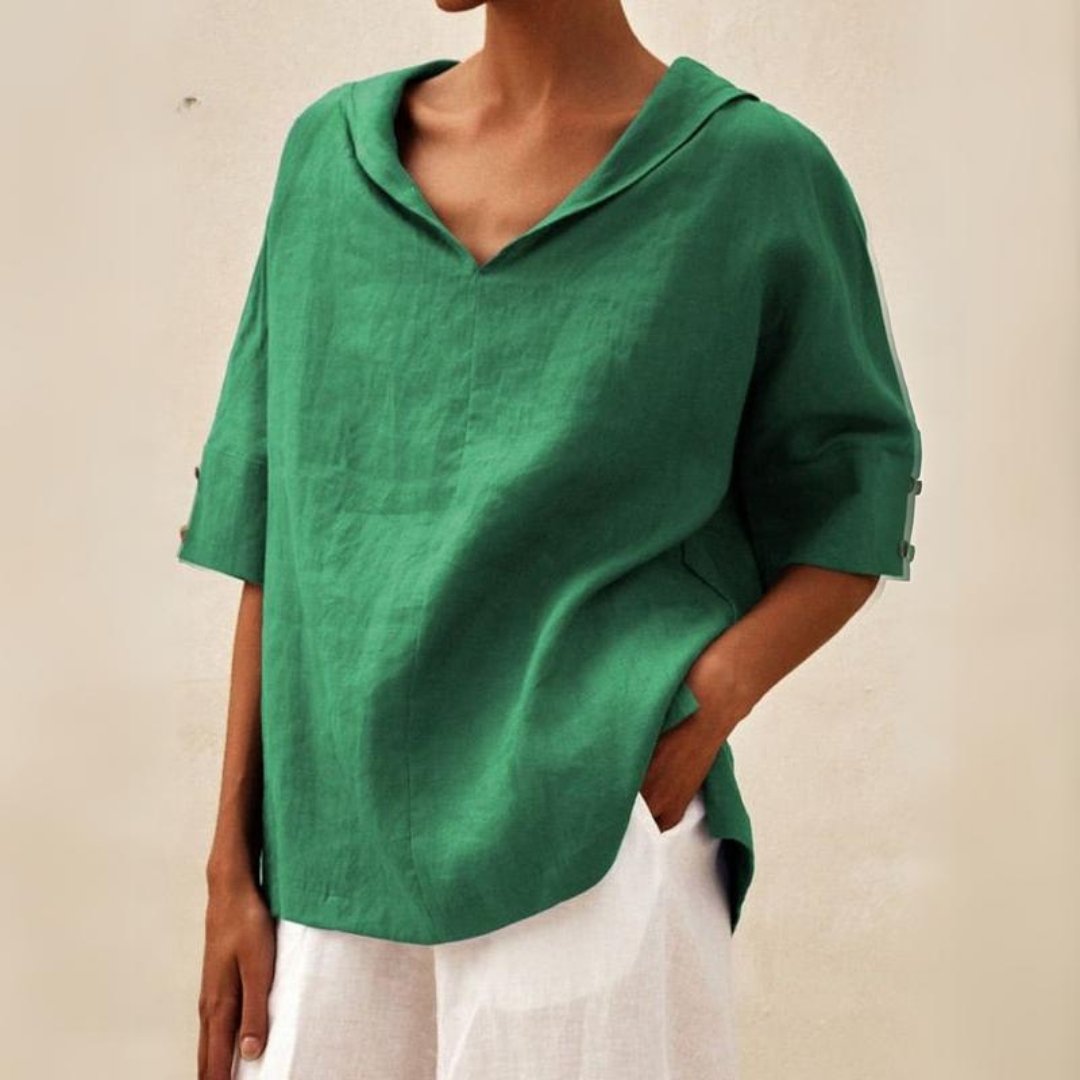 Jil blouse décontractée en lin