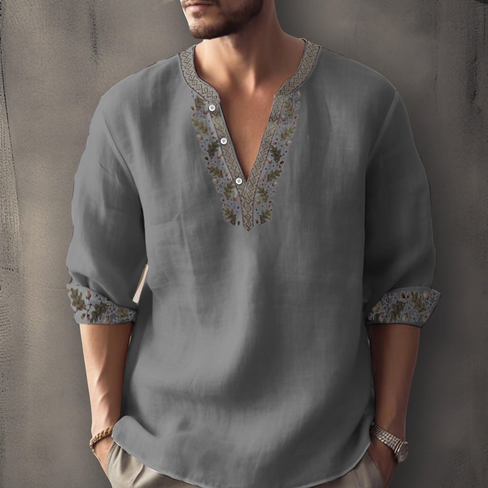 Sébastien - Chemise d'été décontractée à manches longues