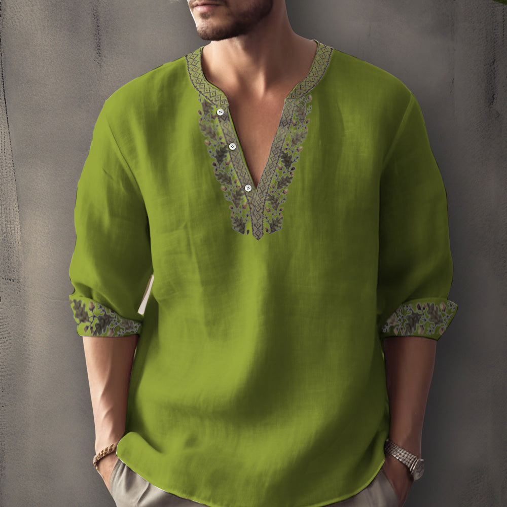 Sébastien - Chemise d'été décontractée à manches longues
