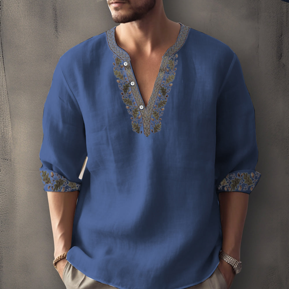 Sébastien - Chemise d'été décontractée à manches longues
