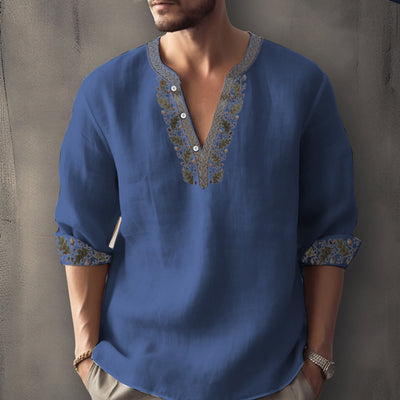 Sébastien - Chemise d'été décontractée à manches longues