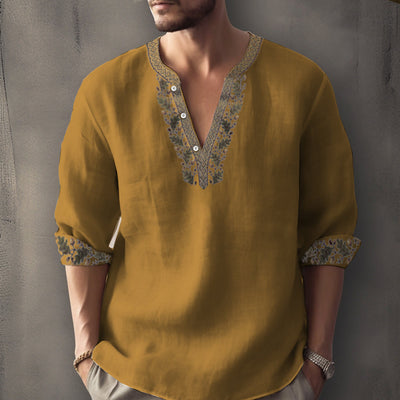 Sébastien - Chemise d'été décontractée à manches longues