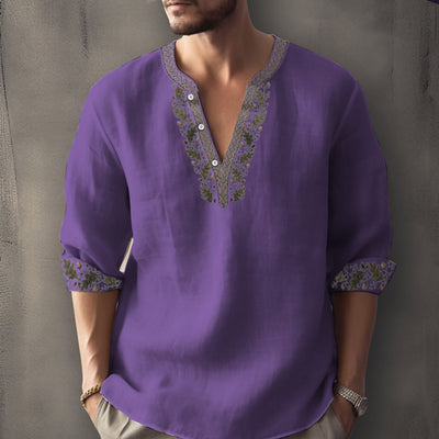 Sébastien - Chemise d'été décontractée à manches longues
